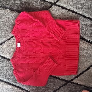 Red sweater 18-24 mo.